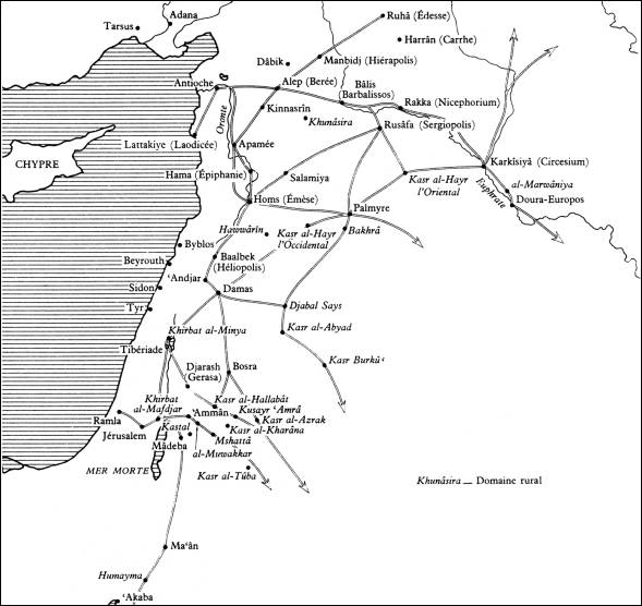 La Syrie Umayyade au début du 8ème siècle