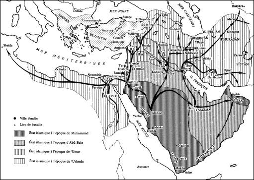 Les grandes conquêtes du 7ème siècle