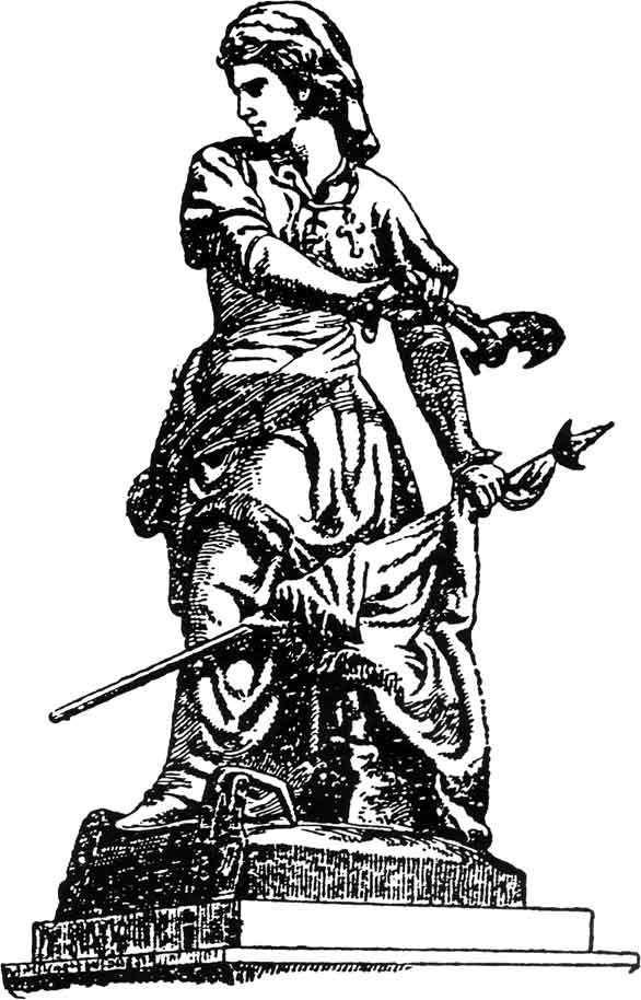 Statue de Jeanne Hachette, à Beauvais